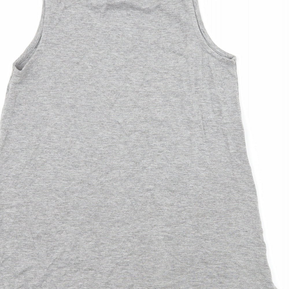NEXT Girls Grey  Jersey Basic Tank Size 8 Years  - Star Wars