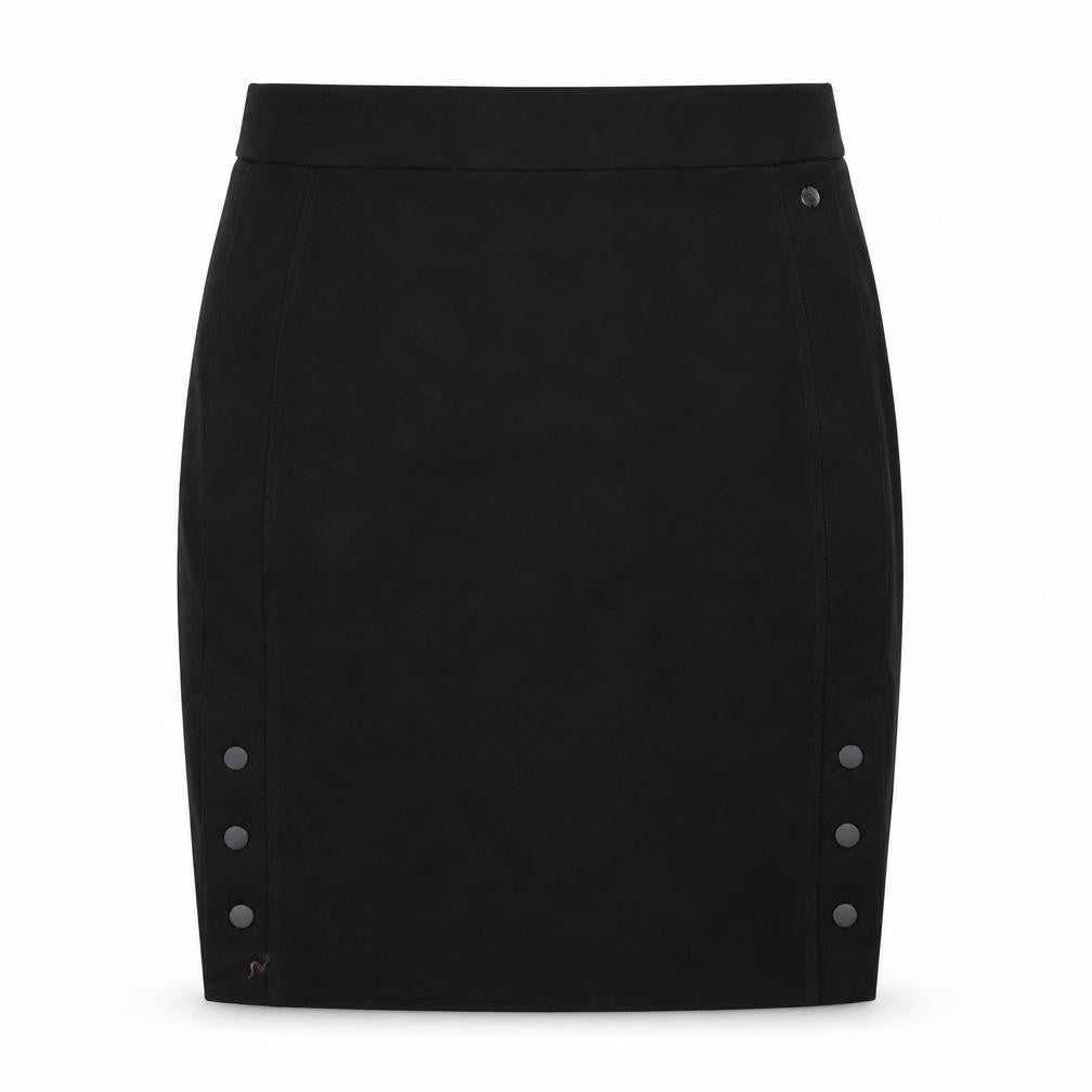 Garcia Womens Black  Denim A-Line Skirt Size XS