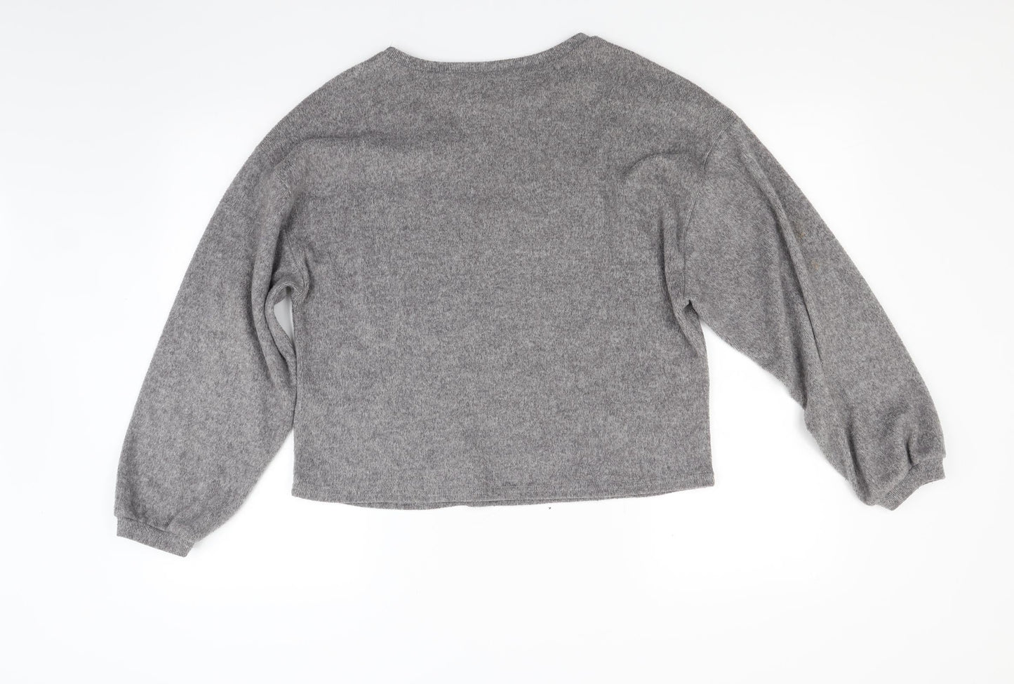 New Look Womens Grey  Knit Pullover Jumper Size M