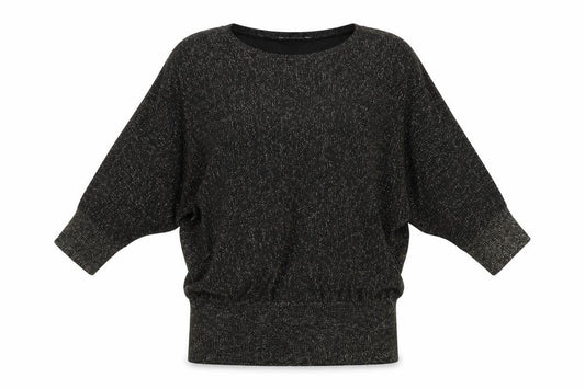 Front view of Peacocks women’s gold jumper, size S