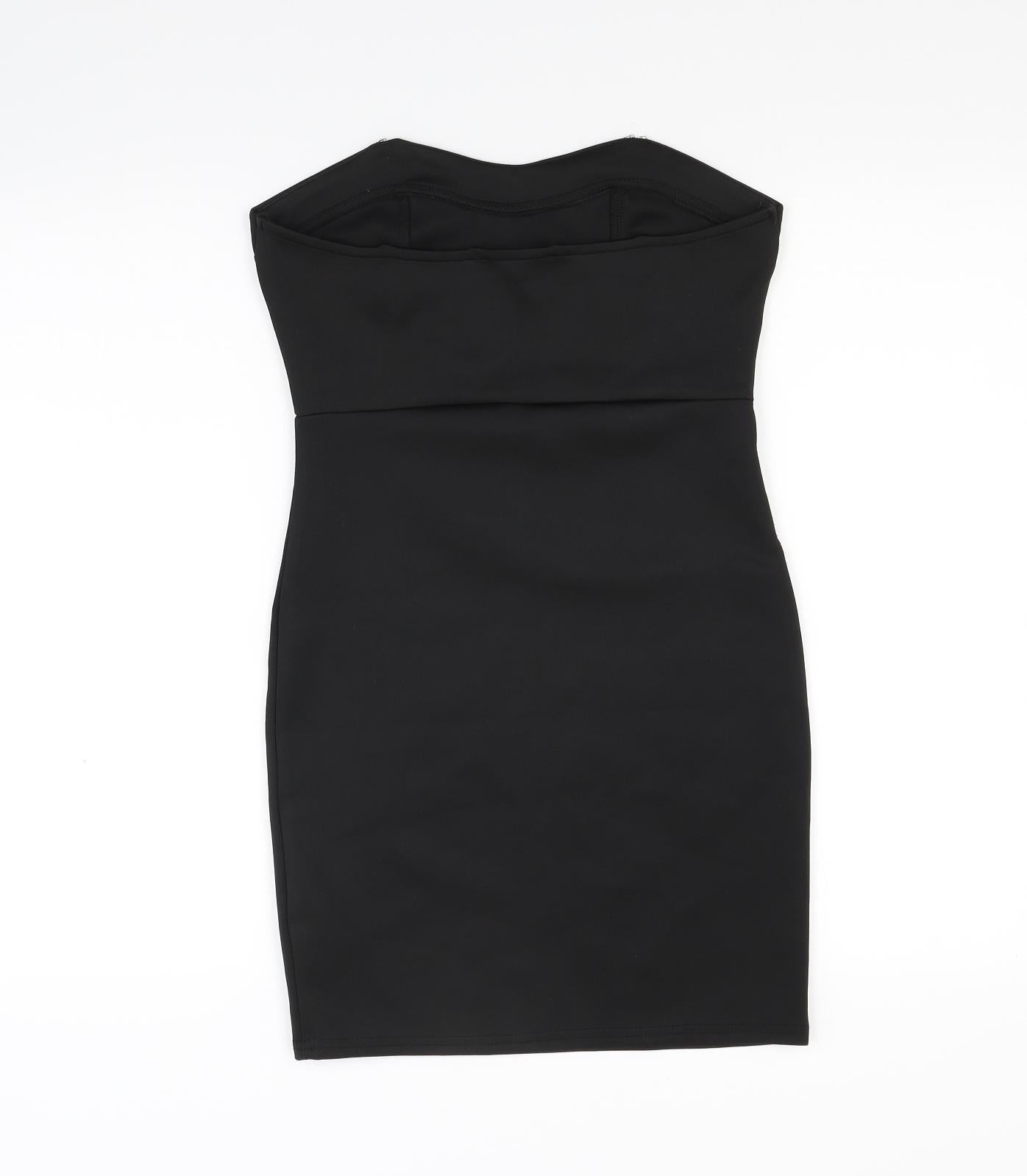 New Look Womens Black   Tunic T-Shirt Size 10