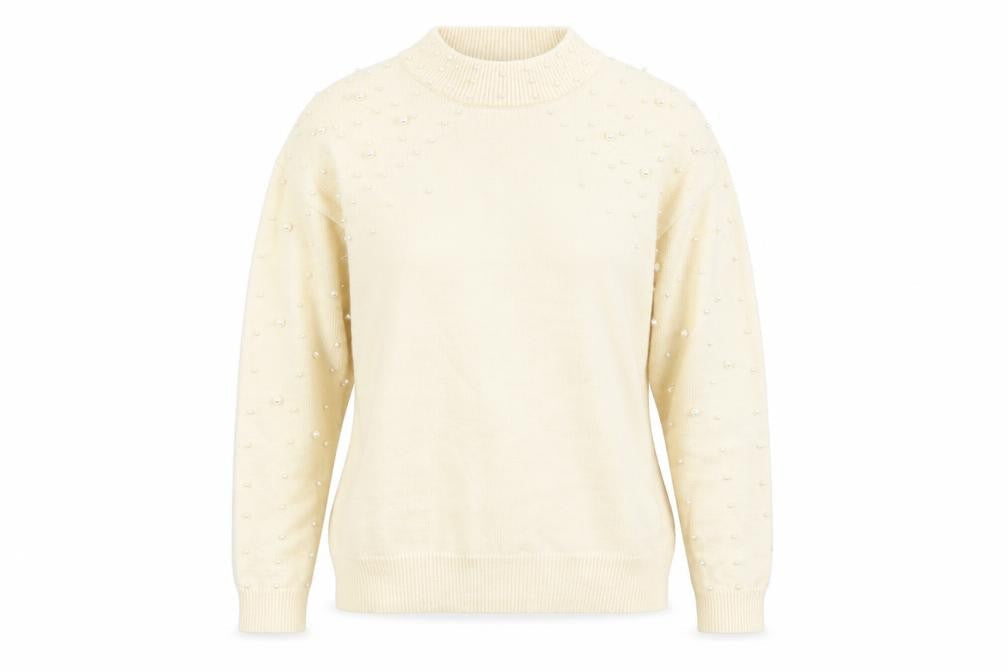 Studio Womens Yellow  Knit Pullover Jumper Size 12