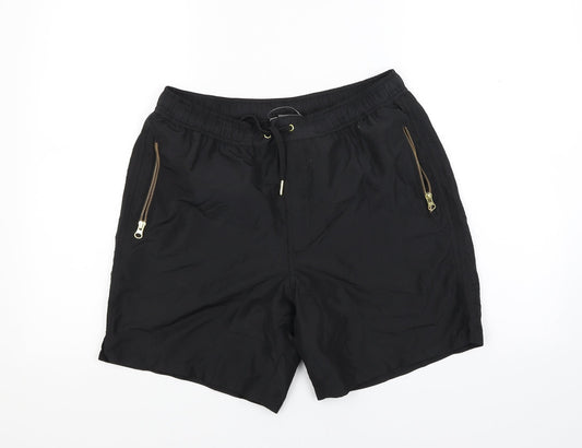 ASOS Boys Black  Canvas Utility Shorts Size M