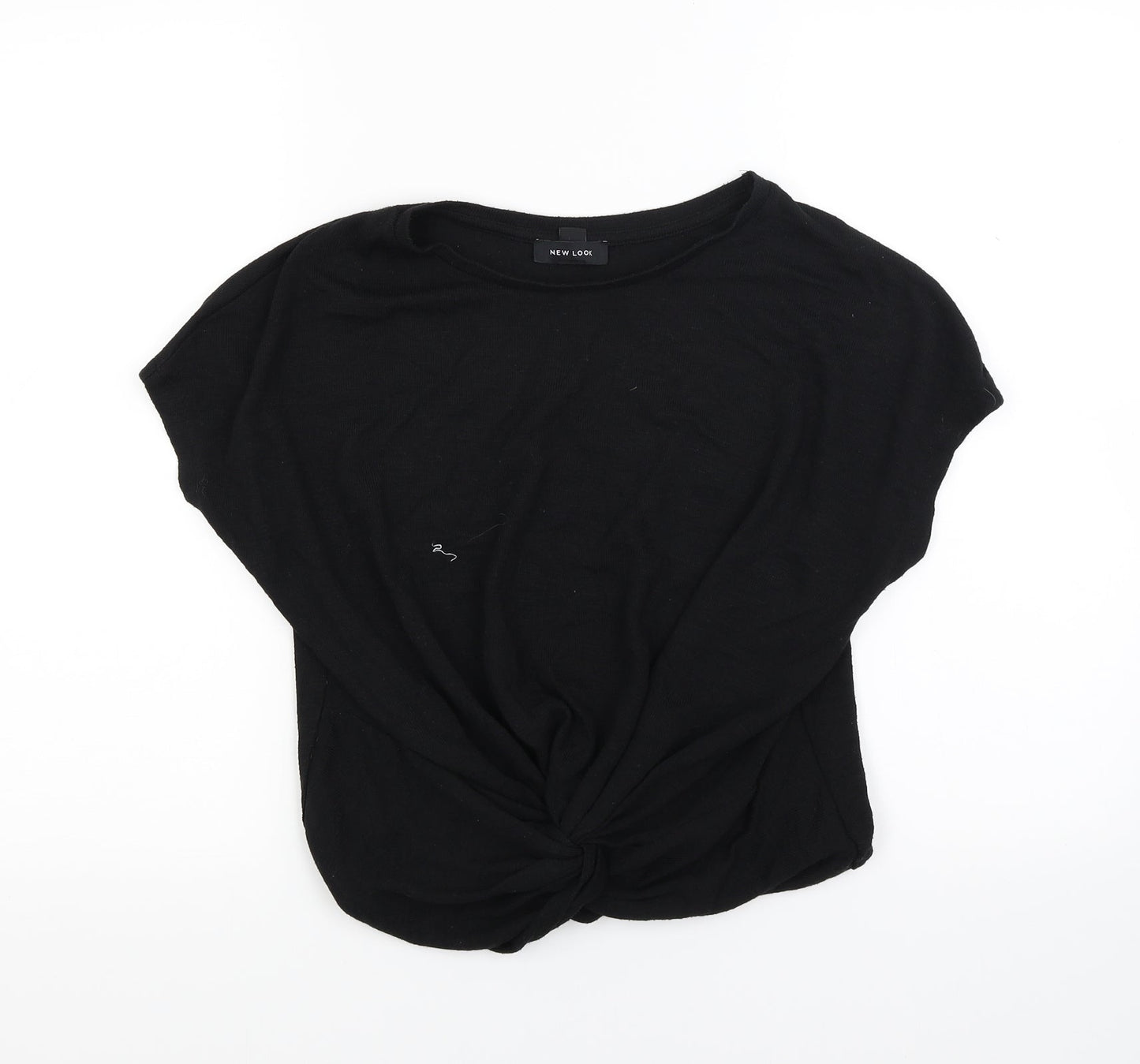 New Look Womens Black  Knit Pullover Jumper Size M