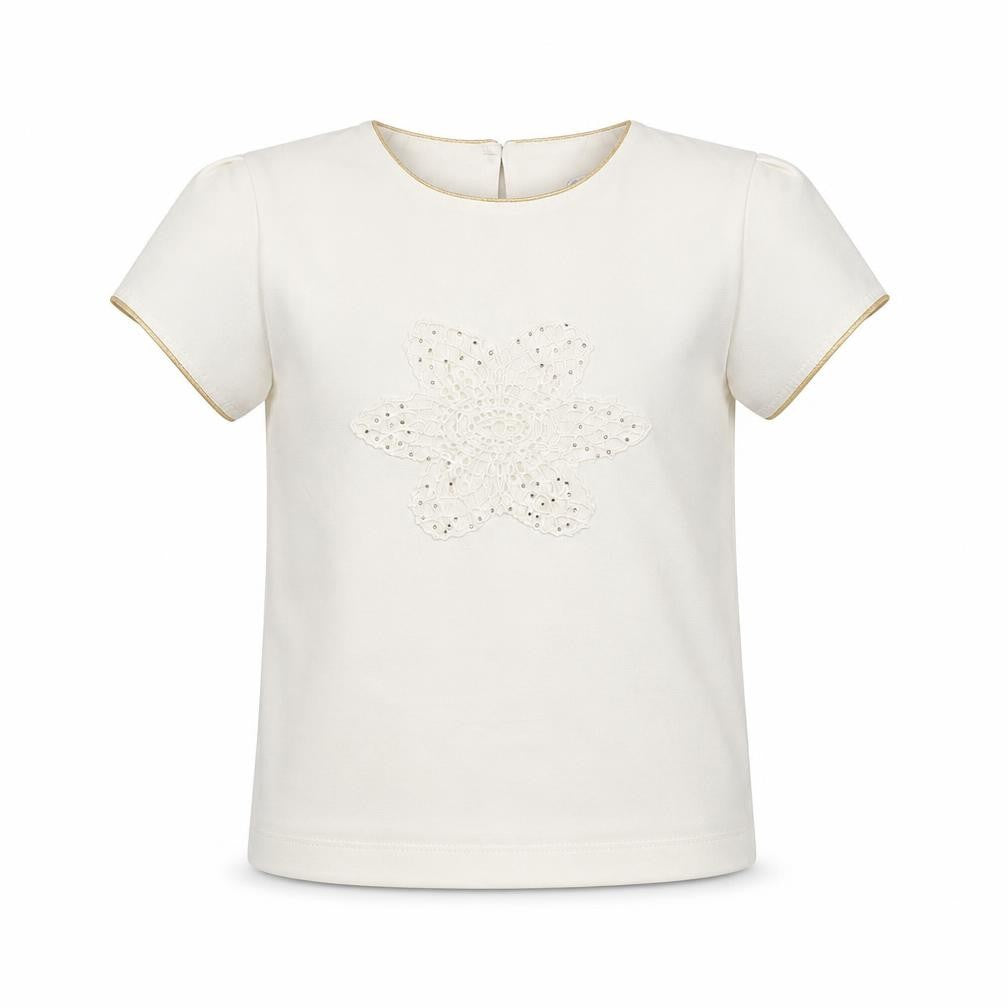 Patachou Girls White   Basic Blouse Size 8 Years