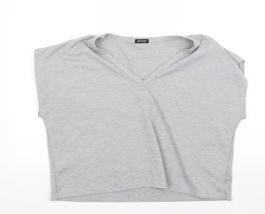 Misspap Womens Grey   Basic T-Shirt Size M