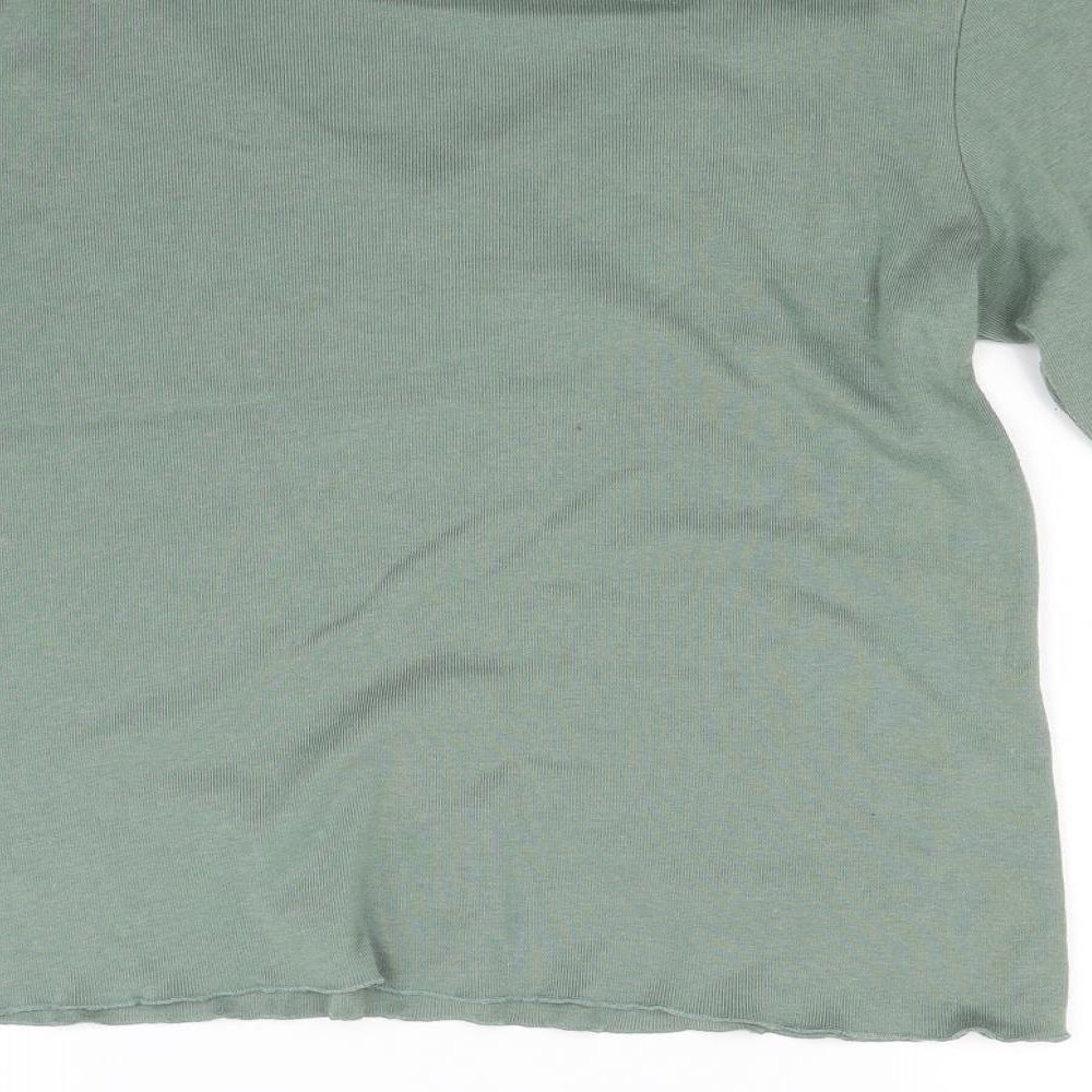 Viz a Viz Womens Green  Knit Pullover Jumper Size M