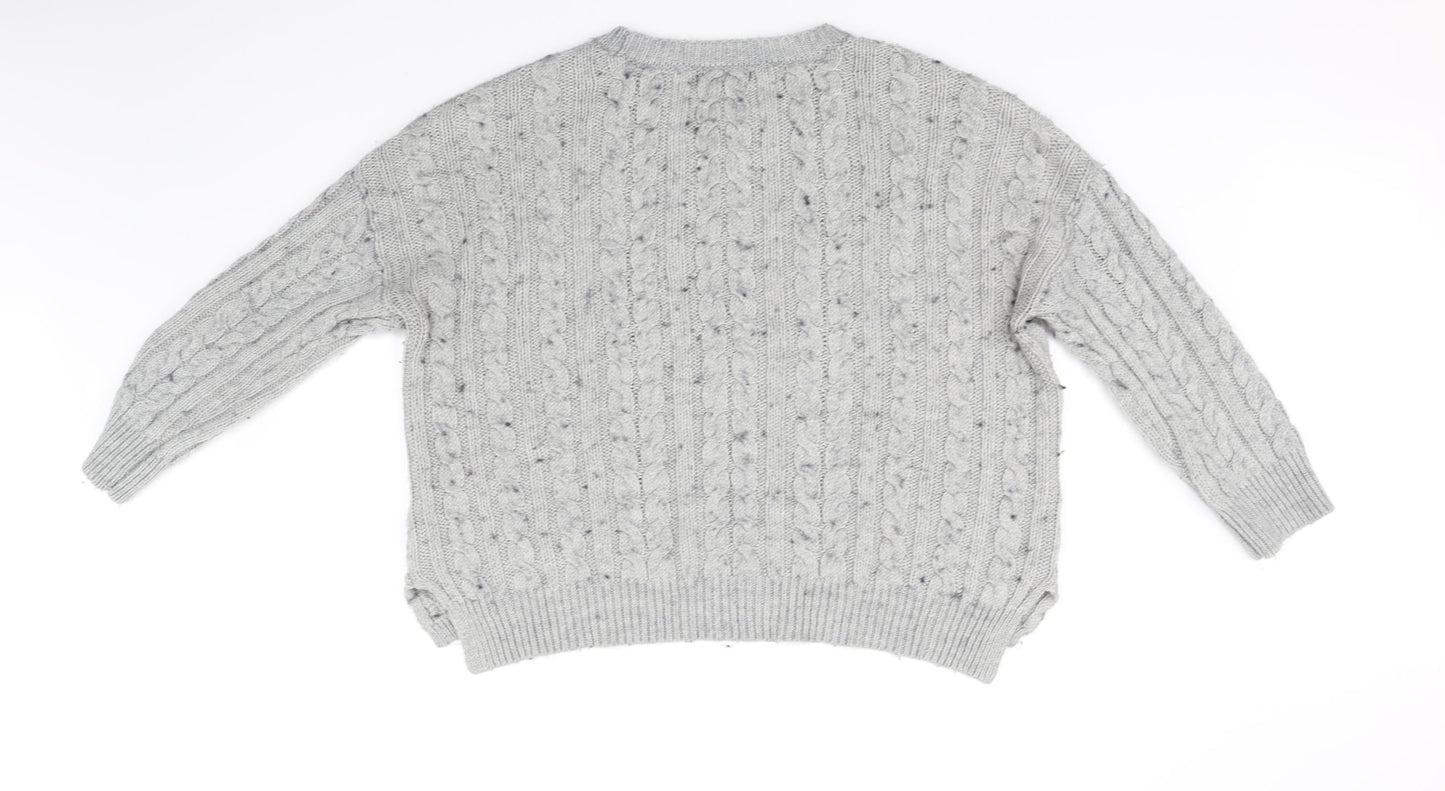 Atmosphere Womens Grey   Pullover Jumper Size L