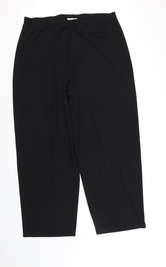 Fasion Union Womens Black   Trousers  Size 24 L33 in