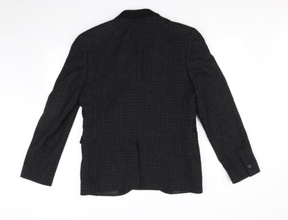 Back view of Cedarwood State men’s black jacket, size M
