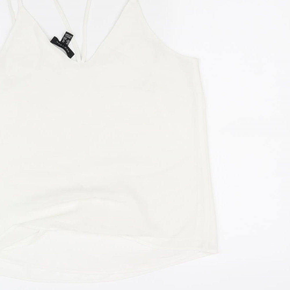 New Look Womens White   Basic Blouse Size 10