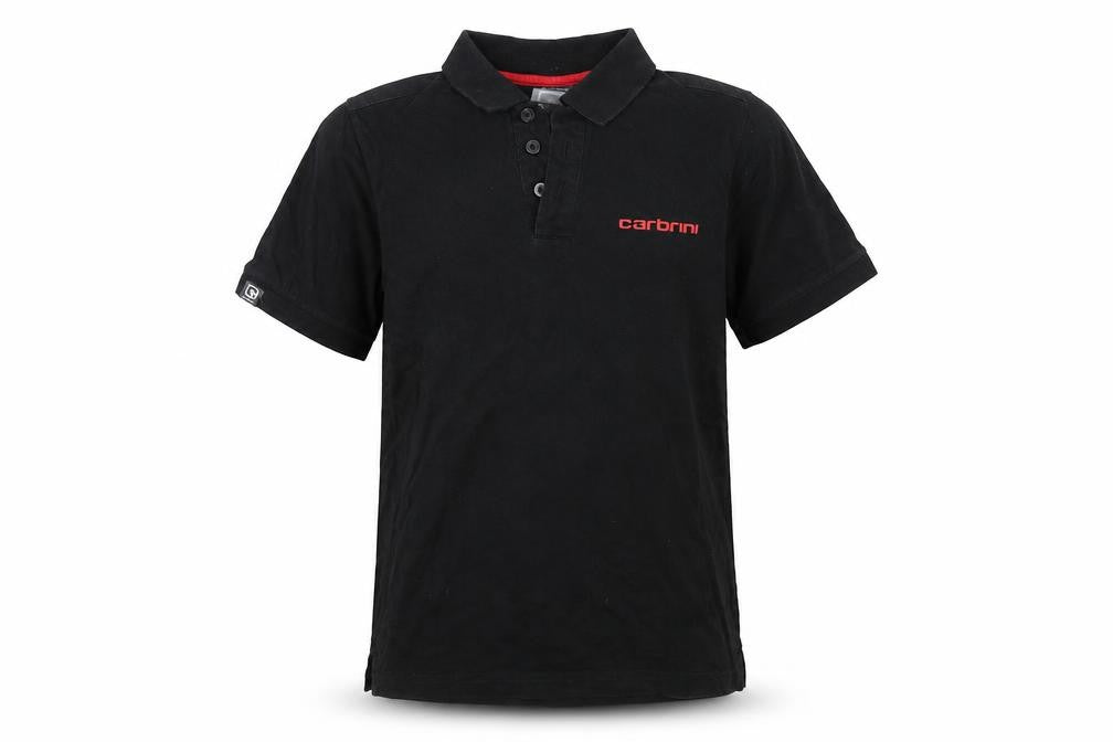Carbini Boys Black   Basic Polo Size 8-9 Years