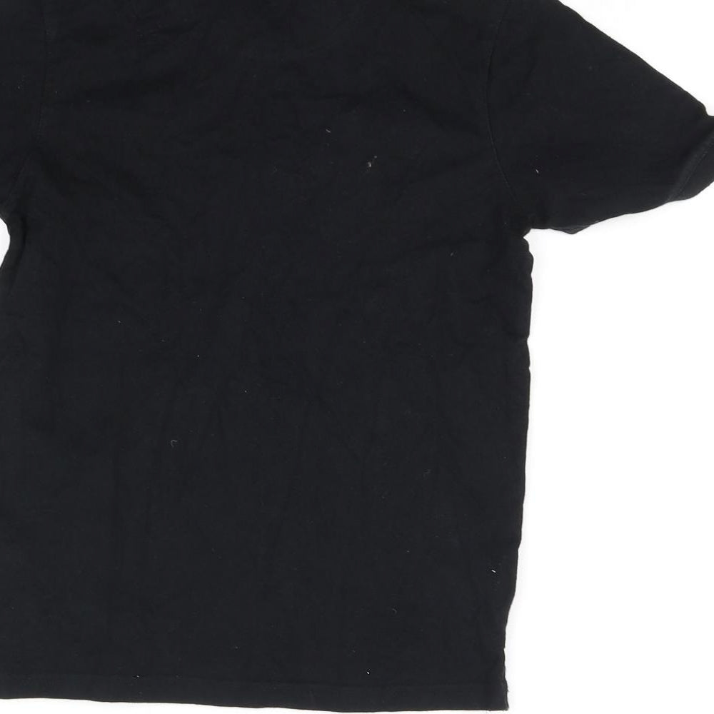 Carbini Boys Black   Basic Polo Size 8-9 Years
