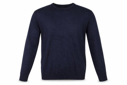 Front view of F&F men’s blue jumper, size S