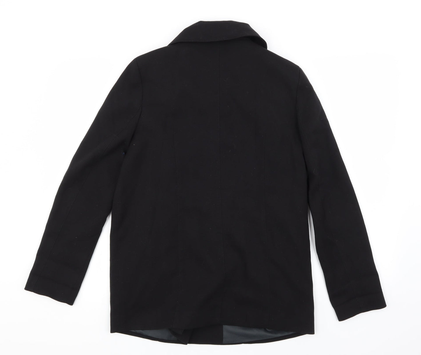 Monsoon Womens Black  Rayon Jacket  Size 10