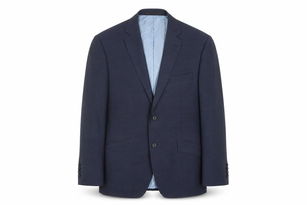 Marks & Spencer Mens Blue  Rayon Jacket Suit Jacket Size 38
