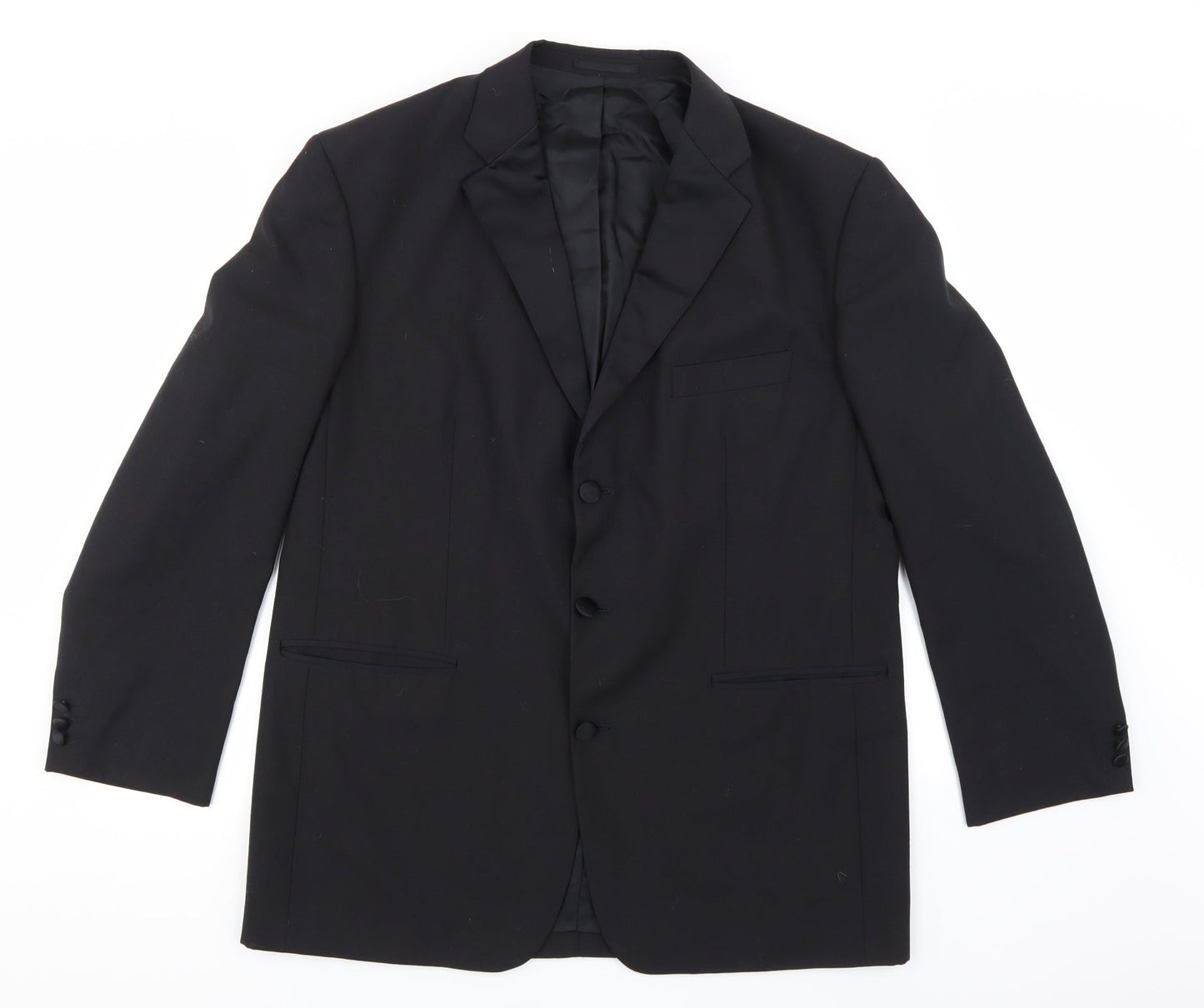 Torre Mens Black   Jacket Suit Jacket Size 44