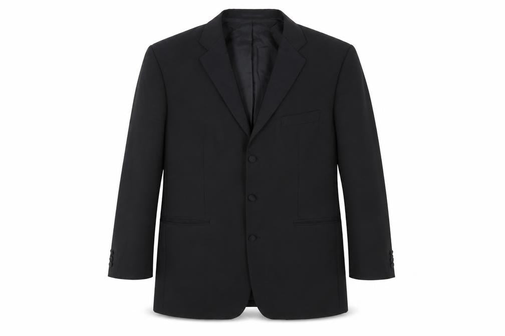 Torre Mens Black   Jacket Suit Jacket Size 44