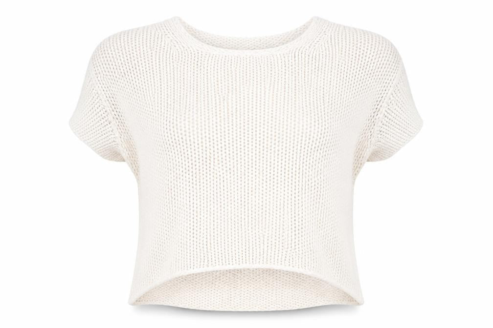 Topshop Womens Beige  Knit Pullover Jumper Size 8