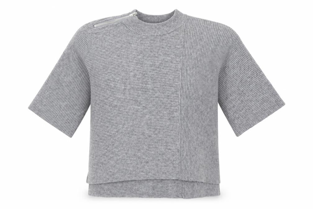 River Island Womens Grey Striped Knit Pullover Jumper Size S