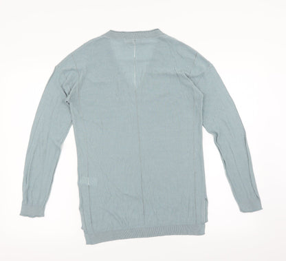 Back view of Next women’s green jumper, size UK 10