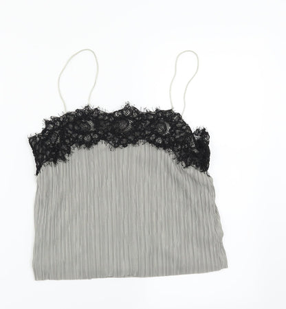 Additional front view of Pins & Needles women’s grey camisole blouse, size M