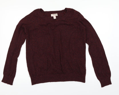 Front view of Forever 21 women’s purple jumper, size M
