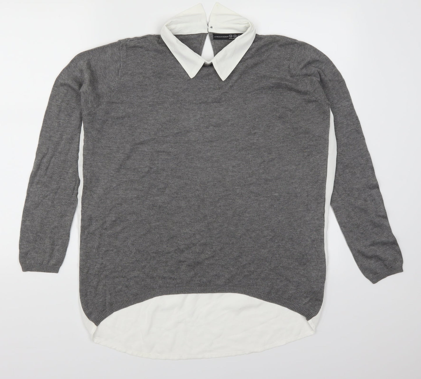 Atmosphere Womens Grey   Pullover Jumper Size 10