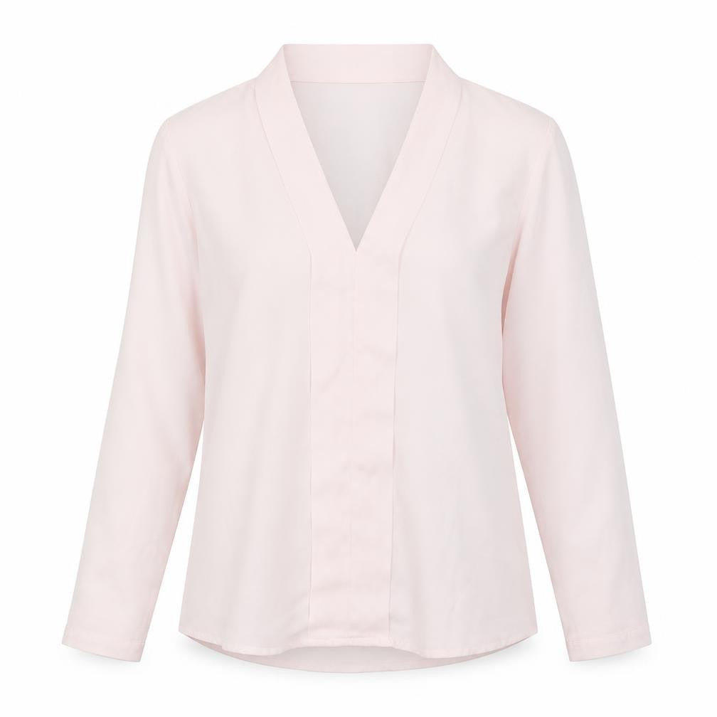 IVIVI Womens Pink   Basic Blouse Size S