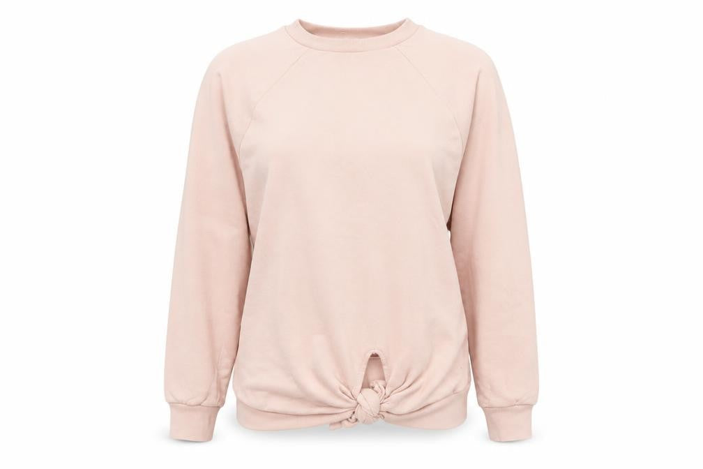 NEXT Womens Pink   Pullover Sweatshirt Size 8  - Twist Front