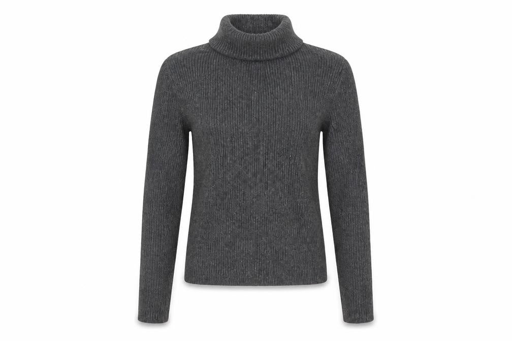 Pull&Bear Womens Grey  Knit Pullover Jumper Size S