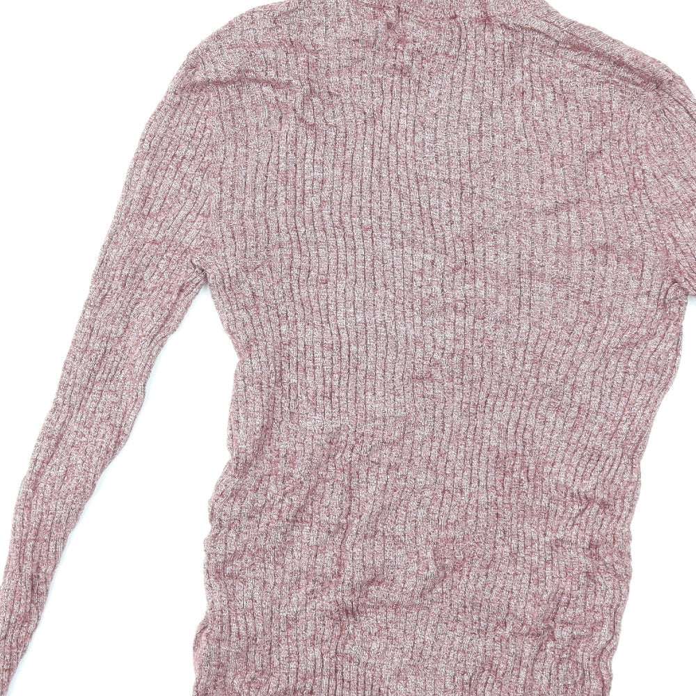 Topman Mens Red  Knit Pullover Jumper Size M
