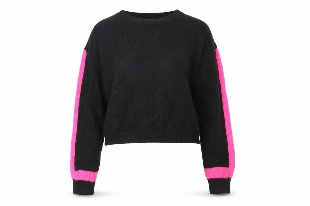 Primark Womens Black  Knit Pullover Jumper Size 6
