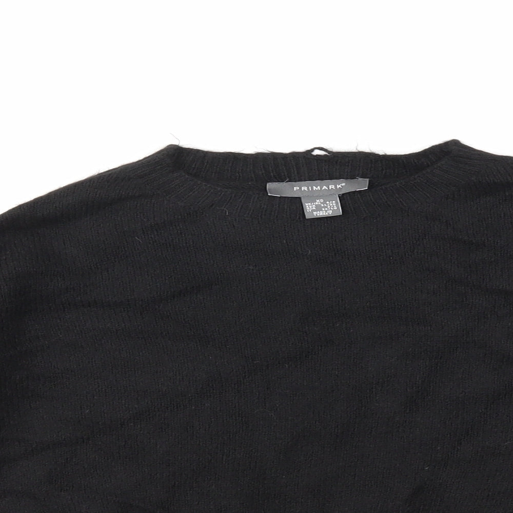 Primark Womens Black  Knit Pullover Jumper Size 6