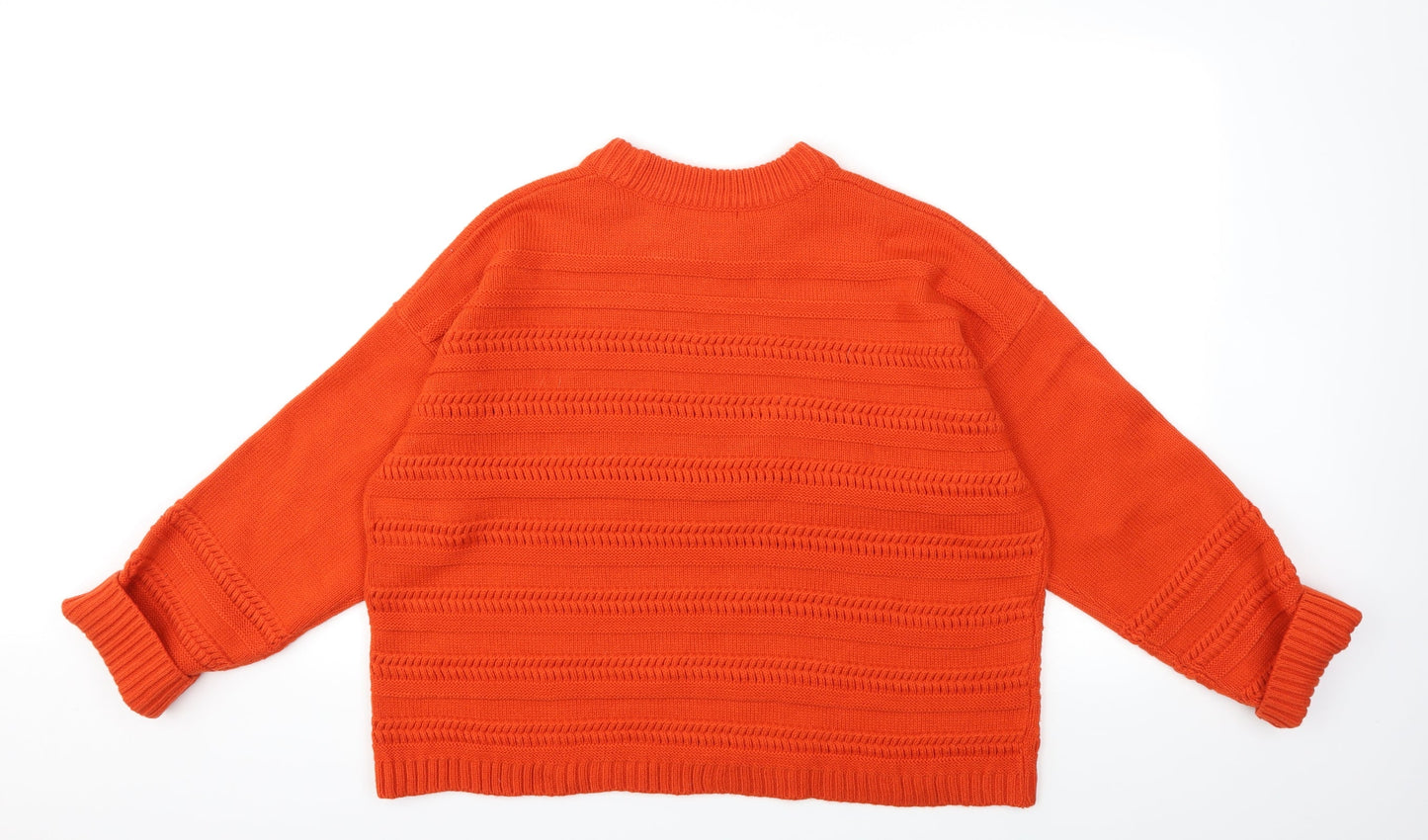 George Womens Red  Knit Pullover Jumper Size L