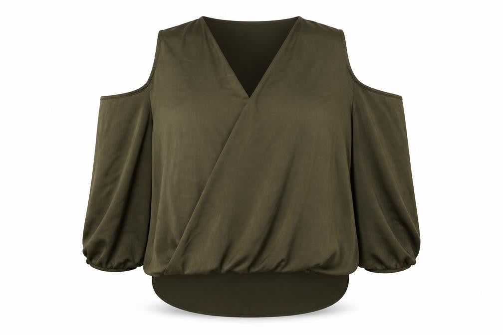 Star Womens Brown   Basic Blouse Size 12