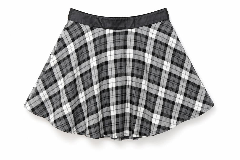 Atmosphere  Womens Grey Check  A-Line Skirt Size 8