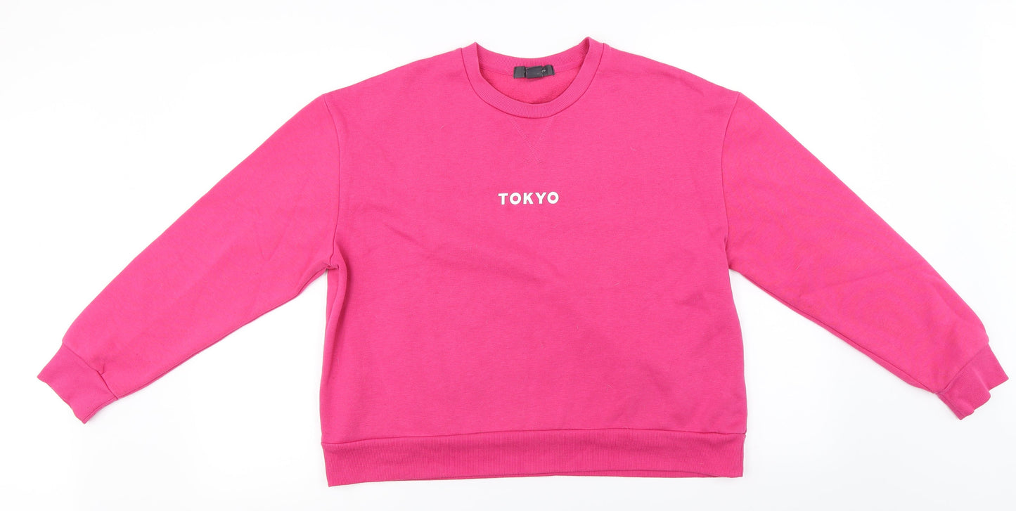 Primark Womens Pink   Pullover Jumper Size M