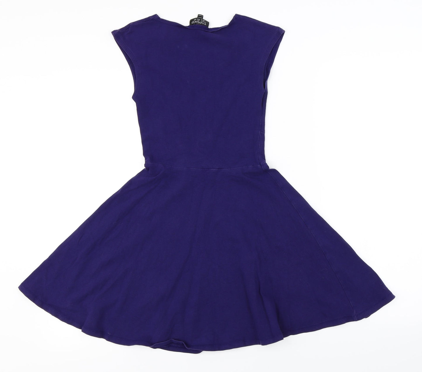 Topshop  Womens Purple   A-Line  Size 6