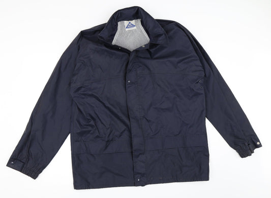 Blue Castle Mens Blue   Rain Coat Coat Size S