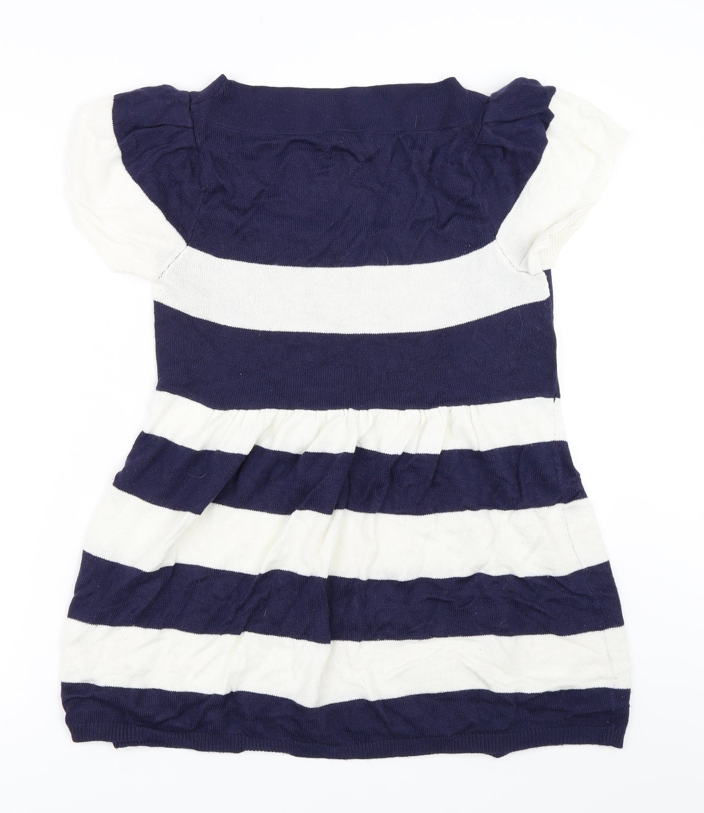 Store Twenty One Womens Blue Striped  Pullover Jumper Size 14