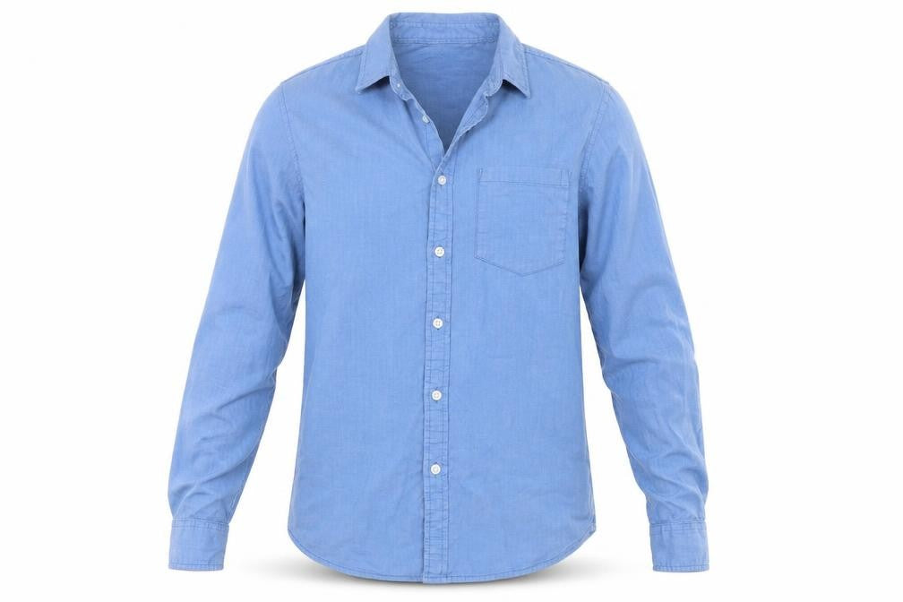 Twisted Soul Mens Blue    Button-Up Size M