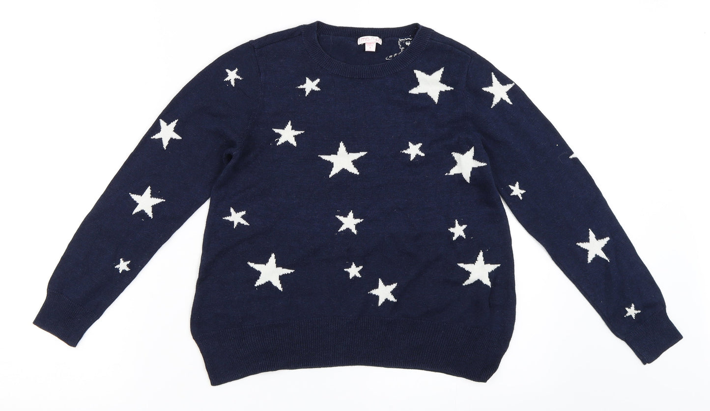 Menu Girls Blue   Pullover Jumper Size 8 Years