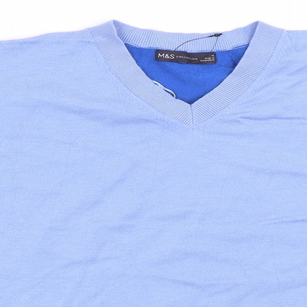 Marks and Spencer Womens Blue   Pullover Jumper Size 12