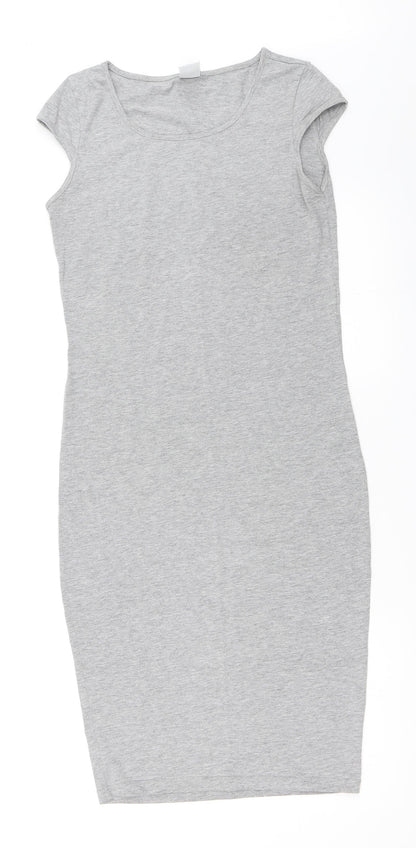 Additional front view of Vera Moda women’s grey bodycon, size S