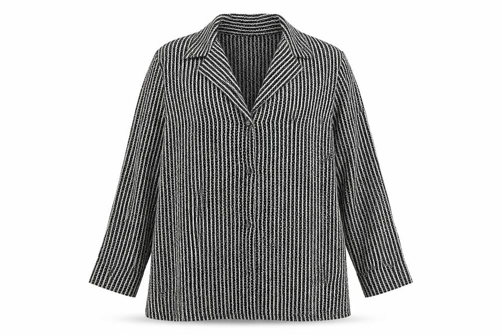 Dorchena Womens Black   Basic Button-Up Size 16
