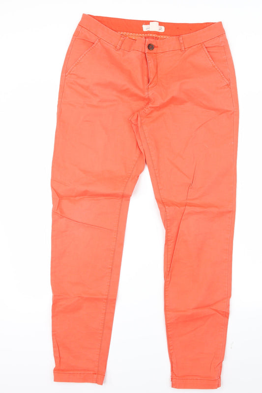 H&M Womens Pink   Trousers  Size 10 L30.5 in