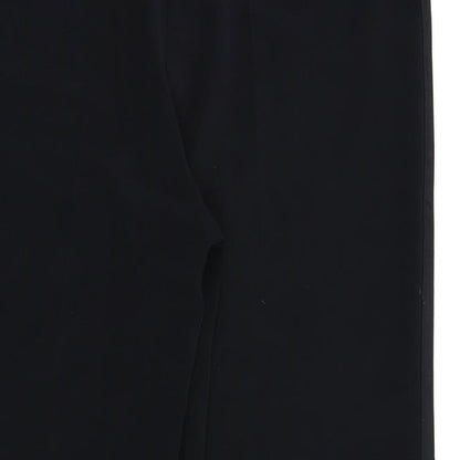 Brand and care label for Next women’s black trousers, size UK 12, 23-inch leg