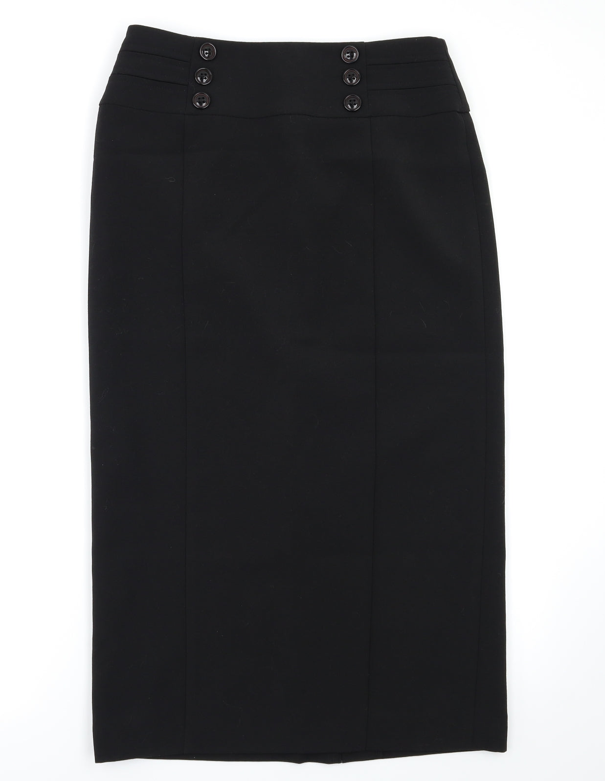 Wallis Womens Black   A-Line Skirt Size 10