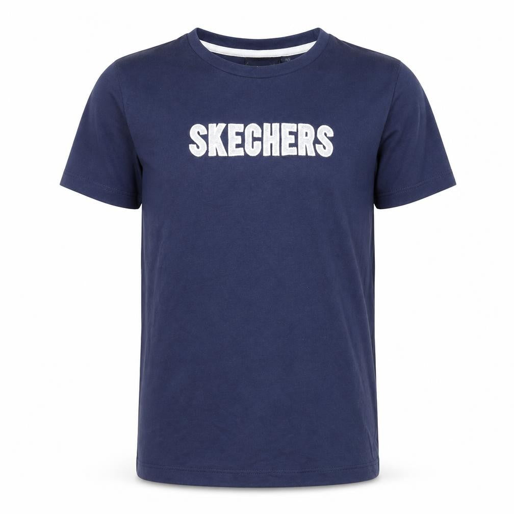 Skechers Boys Blue   Basic T-Shirt Size 10-11 Years